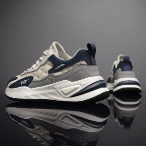 范途森（FANTUSEN）男鞋新款休闲鞋男潮流男士老爹鞋男阿甘潮鞋子男时尚百搭板鞋男