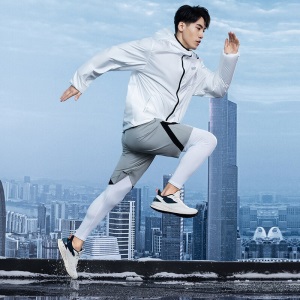 雨屏4.0暮雨丨361度男鞋运动鞋秋冬季防水运动鞋雨屏科技Q弹反光夜跑步鞋舒适缓震休闲鞋子 N