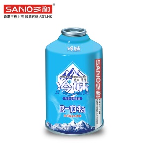 三和（SANVO）R-134a 汽车专用冷媒 制冷剂液氟利昂 车用环保雪种 385ml