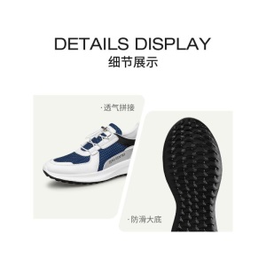 【官方发售】Zero零度男鞋2022春季新款男士运动轻便透气网面鞋软底减震户外休闲鞋