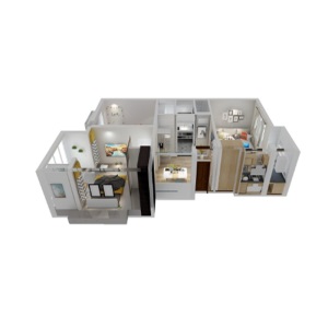 今朝装饰全包装修设计室内装修全包新中式家装设计效果图 工长施工北京装修公司