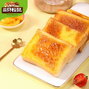 三只松鼠岩烧乳酪吐司