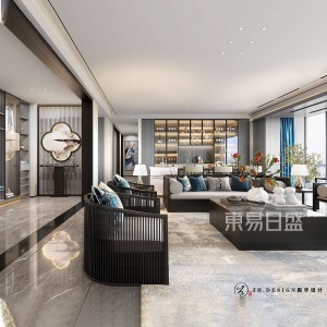 东易日盛全包装修原创设计品质整装局部空间展示-客厅（北京专享）