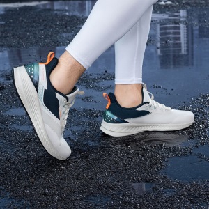 雨屏4.0暮雨丨361度男鞋运动鞋秋冬季防水运动鞋雨屏科技Q弹反光夜跑步鞋舒适缓震休闲鞋子 N