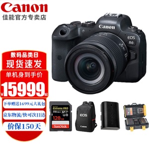 佳能 EOS R6 微单相机 数码相机 全画幅专业微单 Vlog相机 4K短片拍摄 单机身