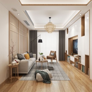 今朝装饰全包装修设计室内装修全包新中式家装设计效果图 工长施工北京装修公司