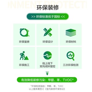 百安居全屋装套餐合同款 老房焕新翻新改造 家装装潢公司 硬装软装整体全包装修