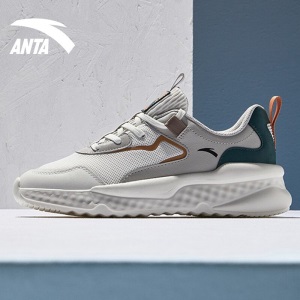 【销量过万】安踏男鞋运动鞋男士2022春季网面透气跑步鞋休闲板鞋户外鞋厚底慢跑鞋子暴走鞋