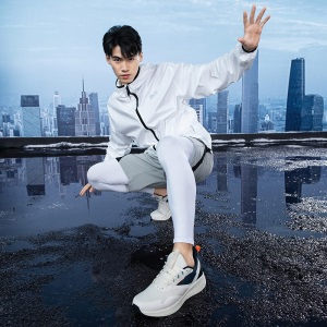 雨屏4.0暮雨丨361度男鞋运动鞋秋冬季防水运动鞋雨屏科技Q弹反光夜跑步鞋舒适缓震休闲鞋子 N