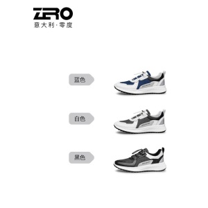 【官方发售】Zero零度男鞋2022春季新款男士运动轻便透气网面鞋软底减震户外休闲鞋