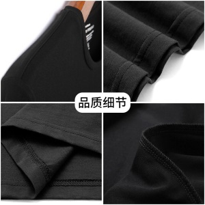 南极人短袖T恤男纯棉韩版圆领潮流印花宽松透气学生休闲夏天衣服大码半截袖男 中灰/DIE XL (