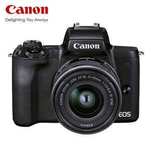【现货速发】佳能m50二代入门级微单反高清旅游数码学生款2代美颜vlog自拍照相机EOS canon M50 Mark II（EF-M15-45）