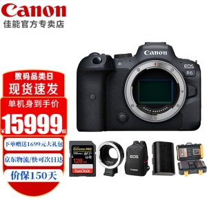 佳能 EOS R6 微单相机 数码相机 全画幅专业微单 Vlog相机 4K短片拍摄 单机身