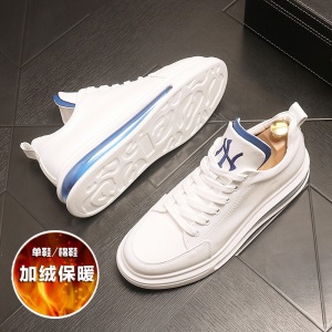 范途森（FANTUSEN）小白鞋男新款百搭男鞋舒适柔软休闲鞋男士时尚厚底板鞋男欧洲站鞋子男