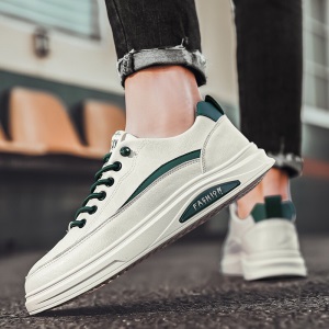 鞋子男春季2022新款男鞋透气百搭板鞋男士休闲运动低帮小白鞋靴潮