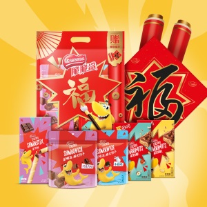 雀巢(Nestle) 脆脆鲨 休闲零食 威化饼干