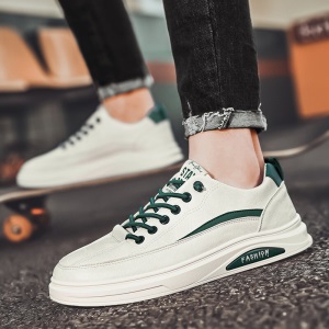 鞋子男春季2022新款男鞋透气百搭板鞋男士休闲运动低帮小白鞋靴潮